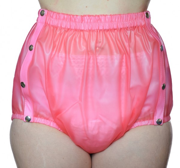 tc14320, Inkontinenz PVC-Slip, Knöpfer mit breitem Taillenbund, 4 cm höher geschnitten